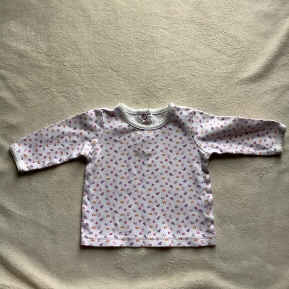 Love n cuddles floral long sleeve tshirt 3 month 3M - Picture 1 of 3